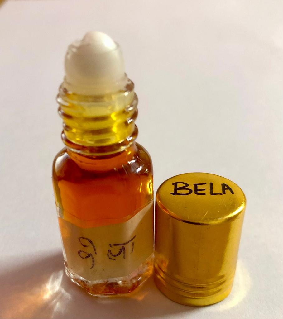 Natural 3 ml Bela Flower ATTAR/ ITTAR Itra Perfume Oil Hindu Ritual Puja Gods and Goddesses Free Ship