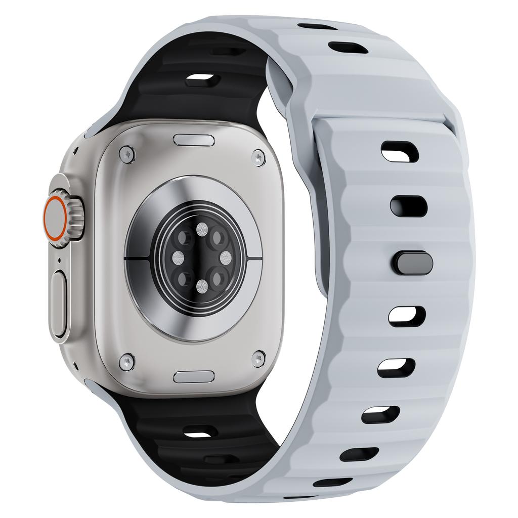 Браслет для смарт-часов Ultra 2 49 мм 10 46 мм 9 8 7 45 мм силиконовый спортивный мягкий ремешок браслет аксессуары для часов серии SE 6 5 4 3 2 1 44 мм 42 мм