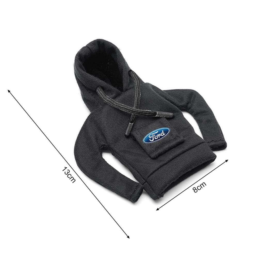 For Ford STRACING Focus Mustang Fiesta MK7 Mondeo Fusion Explorer Car Center Console Gear Shift Hoodie Sweatshirt Handle Clothe