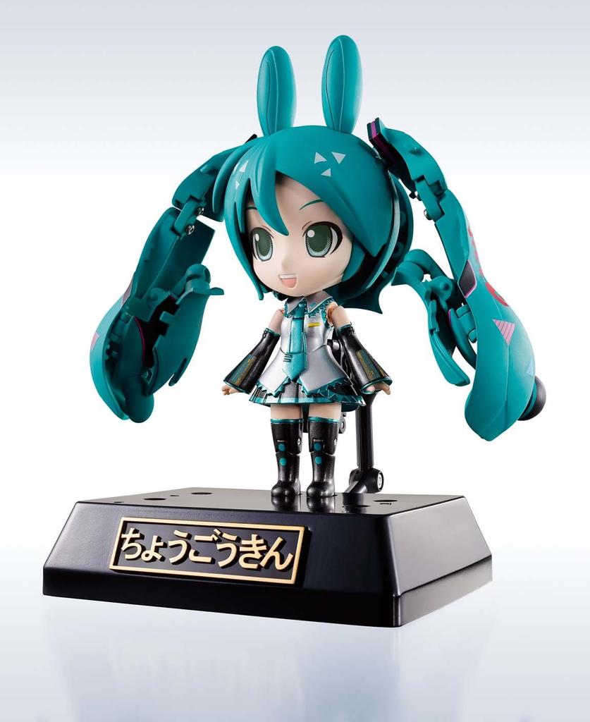 TAMASHII NATIONS Chogokin Miracle Henkei Hatsune Miku x Rody 105 мм окрашенная подвижная фигурка прибл.. ПВХ, АБС, литье под давлением