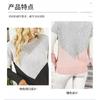 Womens Knit Sweater Crew Neck Color Block Pullover Top Casual Basic Long Sleeve