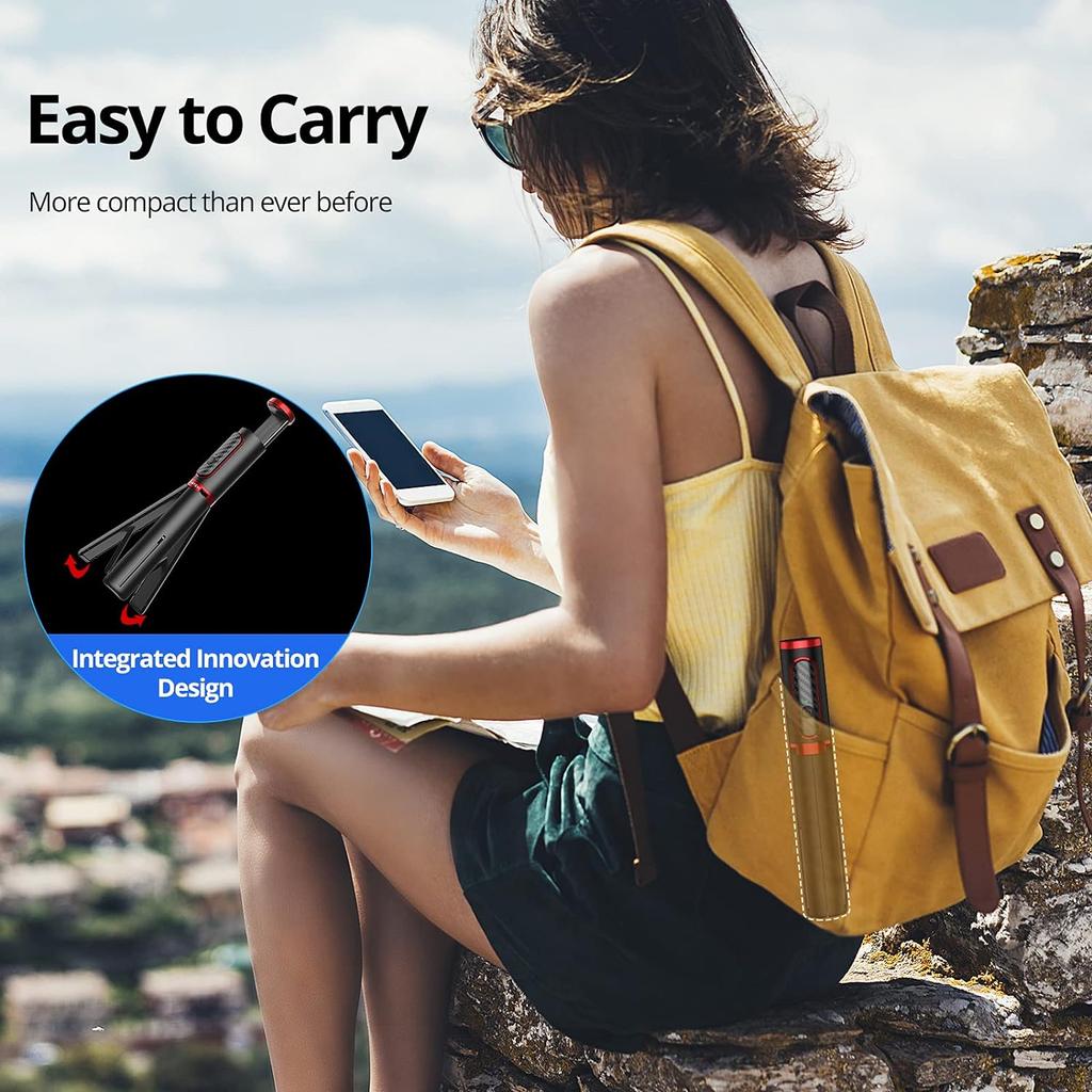 Bluetooth Selfie Stick Tripod Extendable 3 In 1 Aluminum Selfie Stick with Wireless Remote Stand Holder for Iphone Smartphone Mobile Phone Accessories