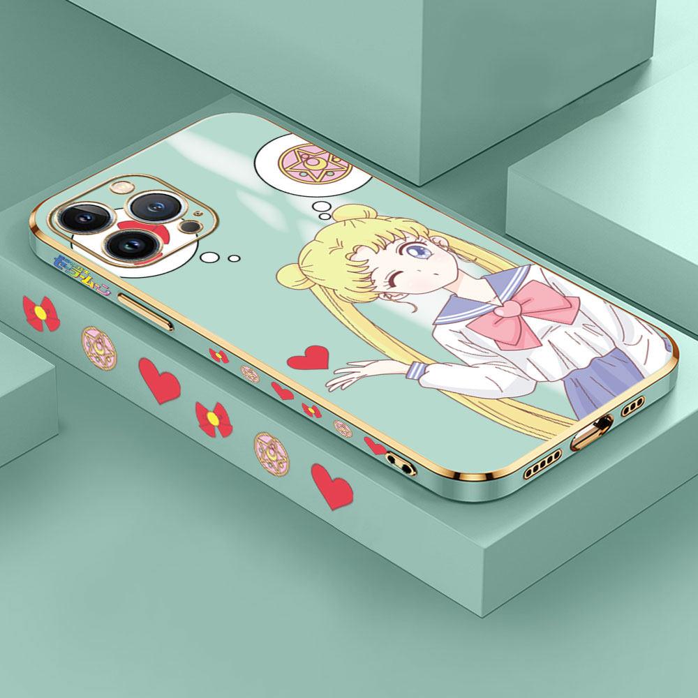 Роскошная задняя крышка с 6D покрытием для OPPO Reno7 A15S A53 A52 A91 Realme C25 C3 C21Y Vivo V20 V21E Y33S Y21 Y20 Huawei P30 Honor 50 Lite OnePlus Мягкий чехол