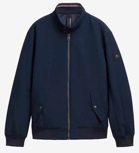 Демисезонная куртка Tom Tailor Harrington Jacke Stehkragen 10668-sky captain blue