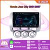 Беспроводное автомобильное радио Carplay для Honda Jazz City 2004-2007 Android мультимедийный видеоплеер GPS-навигация WIFI 4 + 64 ГБ