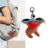 Причудливый плюшевый брелок-подвеска, уникальный стиль и привлекательный брелок в виде куклы с сосисочным ртом, аксессуар для сумки для ежедневных поездок