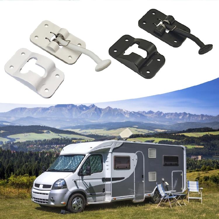 Heavy Duty Door Stop Hook Protective Motorhome Door Positioner Easy Operate Campers Door Security latches Quick Installs