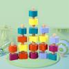 Wooden Screw Nut Disassembly Color Shape Matching Building Blocks Game Montessori Educational Toys Gift For Kids Boys