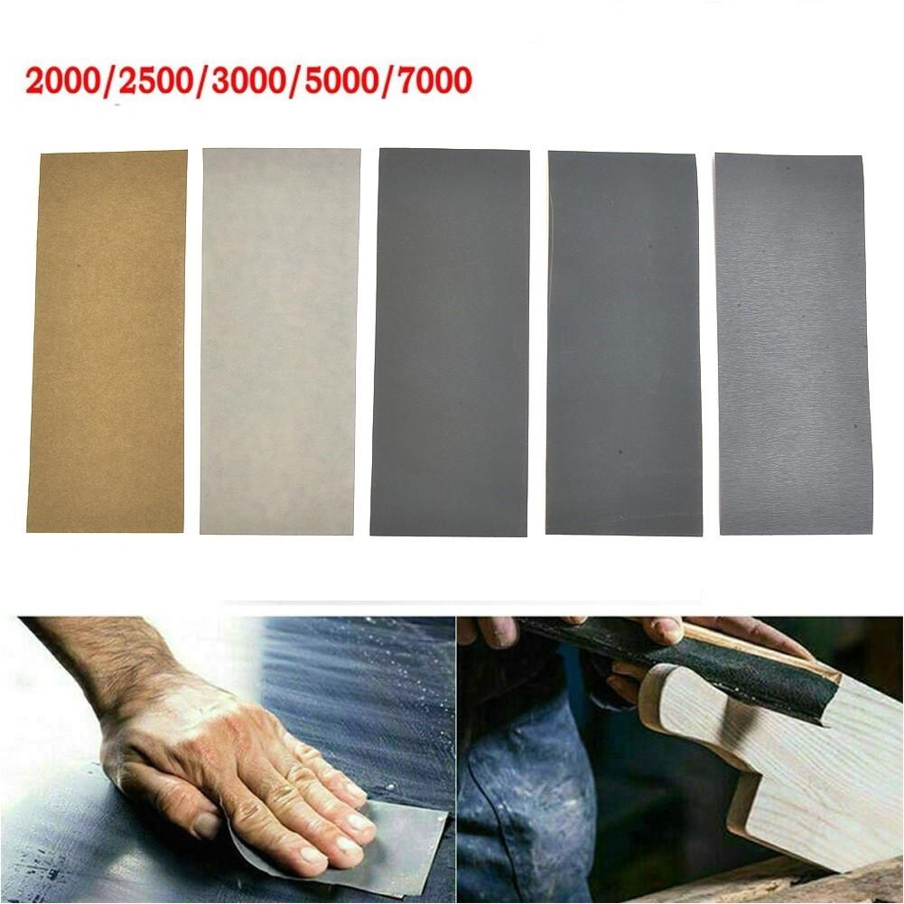 Sandpaper Sanding Paper 2000/2500/3000/5000/7000 Grit 5pcs