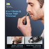 Mens Back Shaver with Long Handle, Multifunctional Self-Service Electric Back Hair Razor with Detachable Handle, Trimmer for Men with Back Attachment