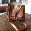 Simple Genuine Leather Women Bag Leisure Versatile Natural Real Cowhide Solid Color Shoulder & Crossbody Bags