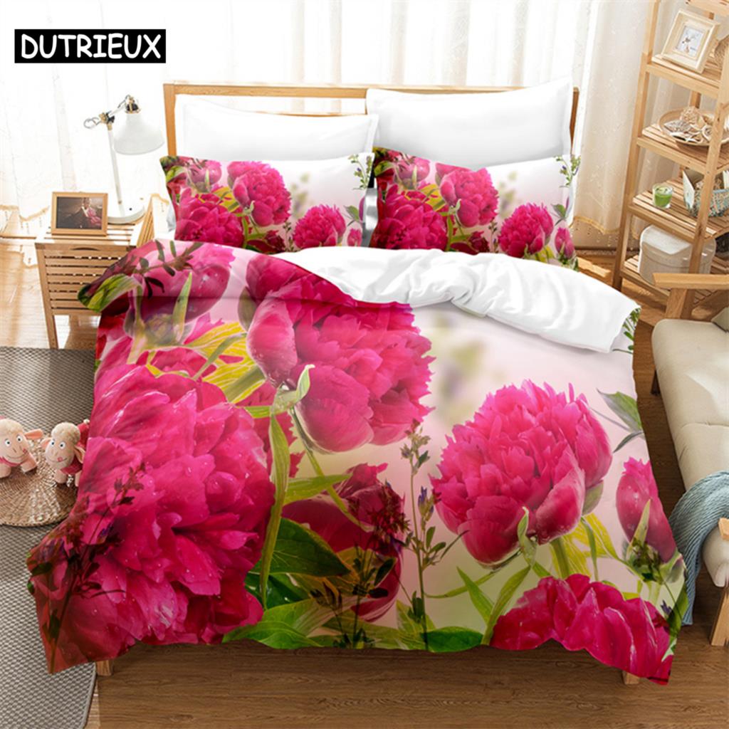 Роскошный комплект постельного белья Red Rose Queen, пододеяльник, комплект постельного белья, комплект постельного белья, пододеяльник King Size, комплект постельного белья