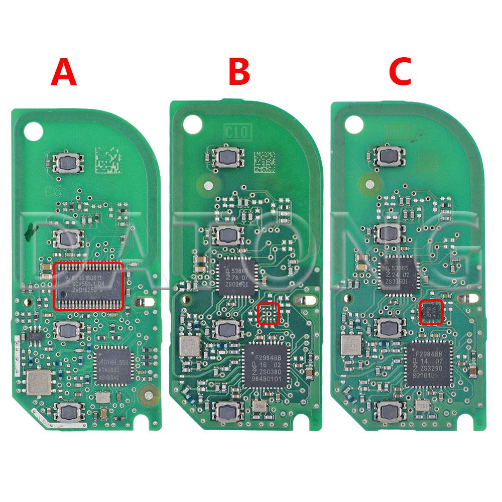 Datong OEM PCB N5F-ID21A ID49 433-434MHz Proximity Car Remote Key For BMW G01 G02 G08 G11 G30 G31 G32 3 5 6 7 X3 X5 X7 G Series