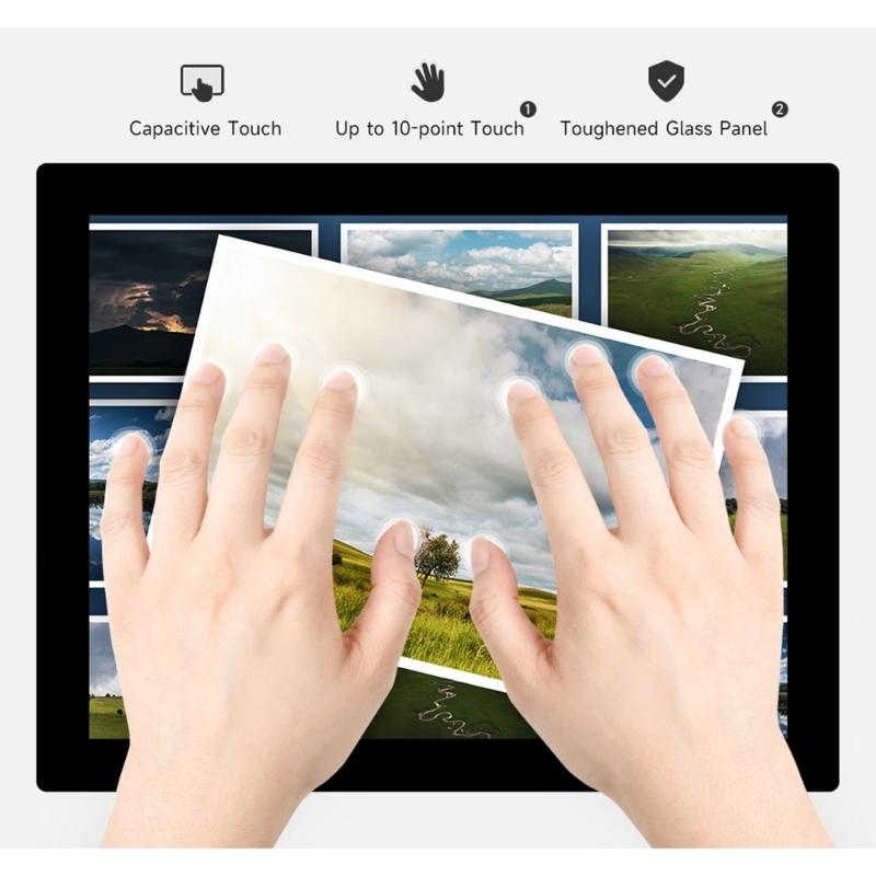 8-дюймовый стеклянный экран IPS, 10-точечный сенсорный ЖК-экран 768*1024, емкостный экран из закаленного стекла