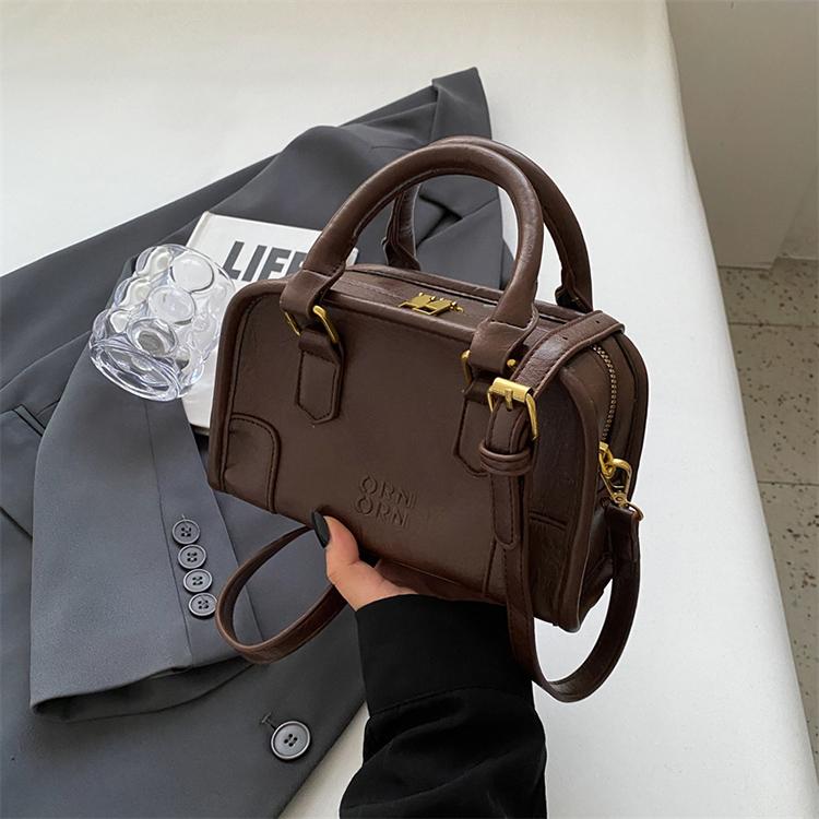 Ретро мода ручная маленькая сумка для женщин новый минимализм пригородные универсальные сумки через плечо женские сумки из искусственной кожи для работы