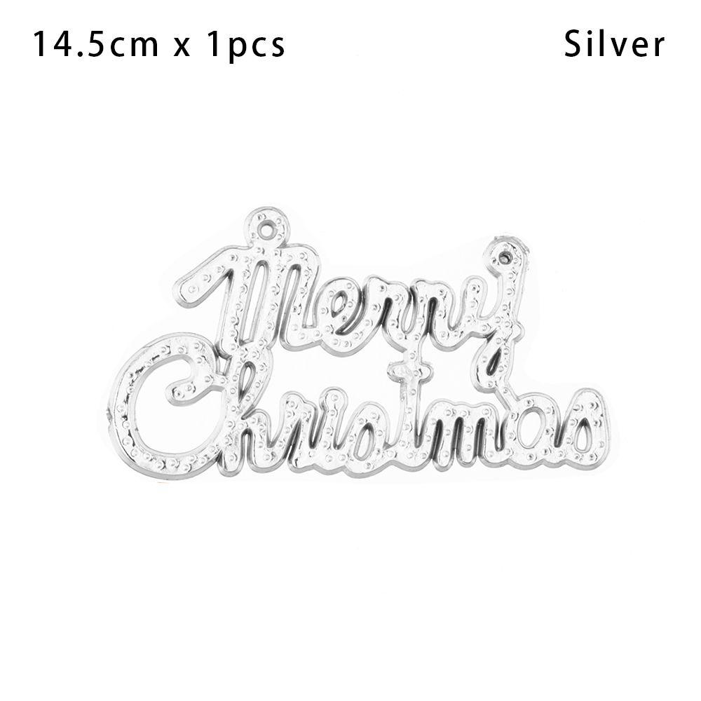 Accessories Party Supplies Merry Christmas Pendant Xmas Tree Decor Hanging Ornament English Letter