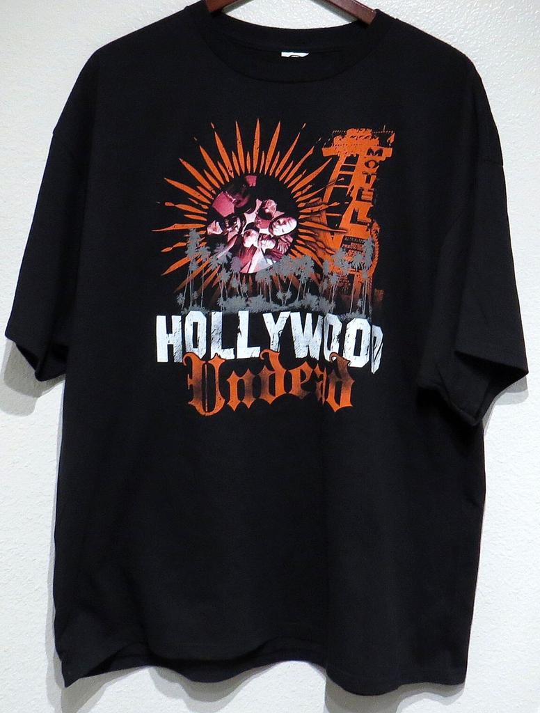 vtg Hollywood Undead SWAN SONGS black t-shirt 2XL / MED / LARGE 2009 rap rock Unisex T-Shirt