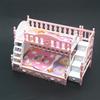 Doll House Miniature Furniture Bunk Bed Pretend for Play Detachable Toy Role for Play for w/ Ladder DIY Accessories