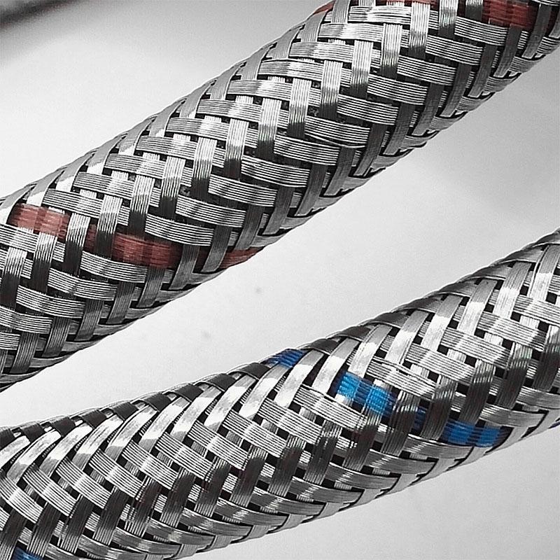 G12 Stainless Steel Braided Faucet Inlet Pipe For Kitchen Sink Bathroom Basin Mixer 60100Cm