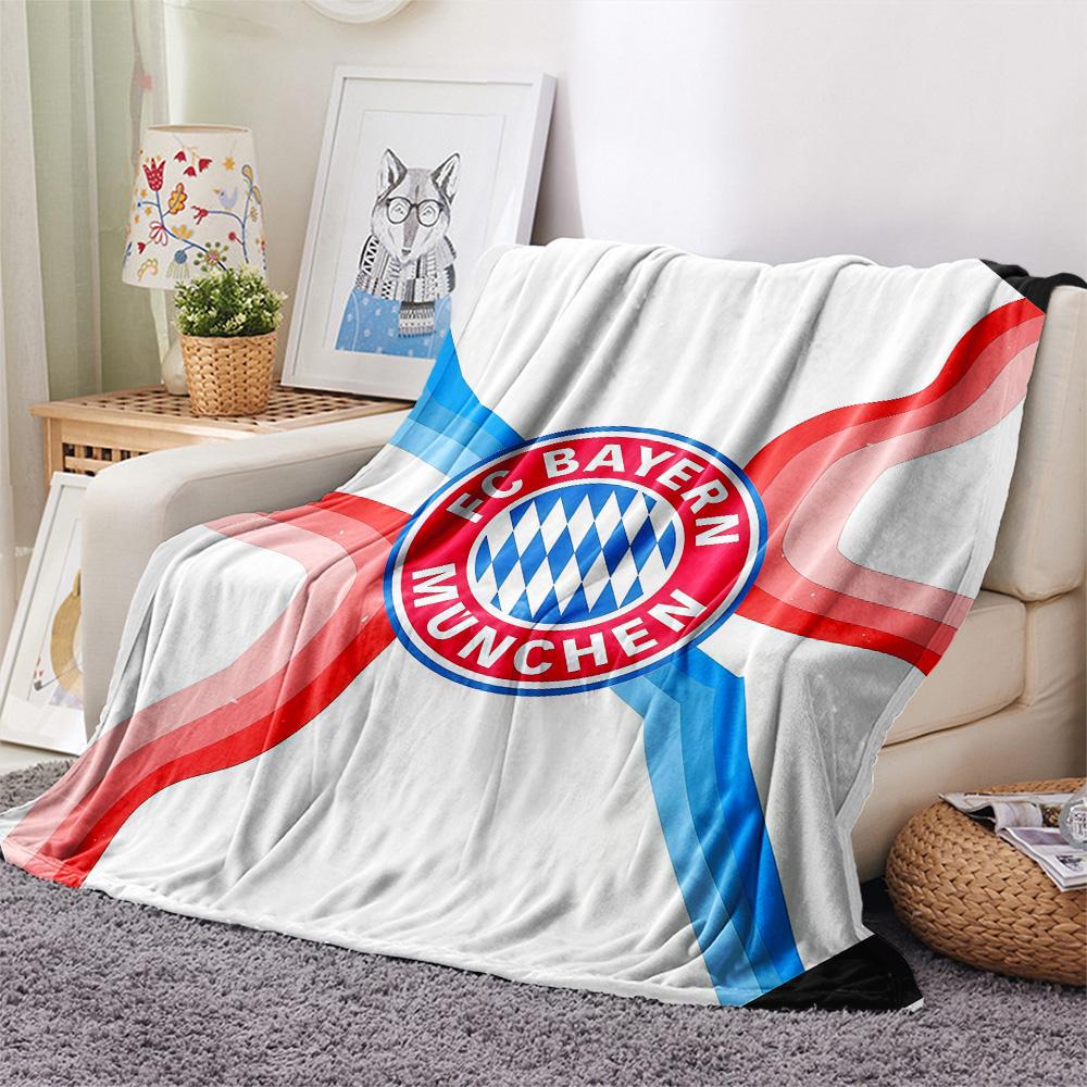 FC Bayern München Flannel Blanket, High quality Comfortable for All Seasons, Home Decor, Warmth and Comfort