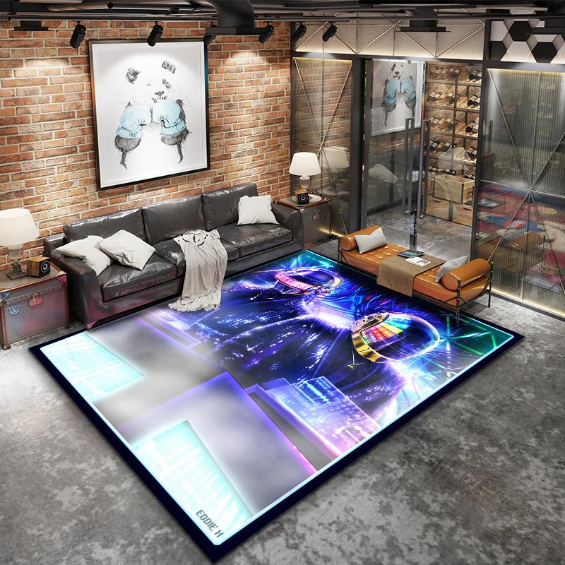 Daft Punk Carpet Rug for Living Room Bedroom Home Sofa Decoration,Kids play Nonslip Floor Mat