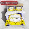 3pcs Duvet Cover Set (1*Duvet Cover + 2*Pillowcase, Without Core), Custom Name Bananas in Pyjamas Pattern Bedding Set, Home Bedroom Decor Gift