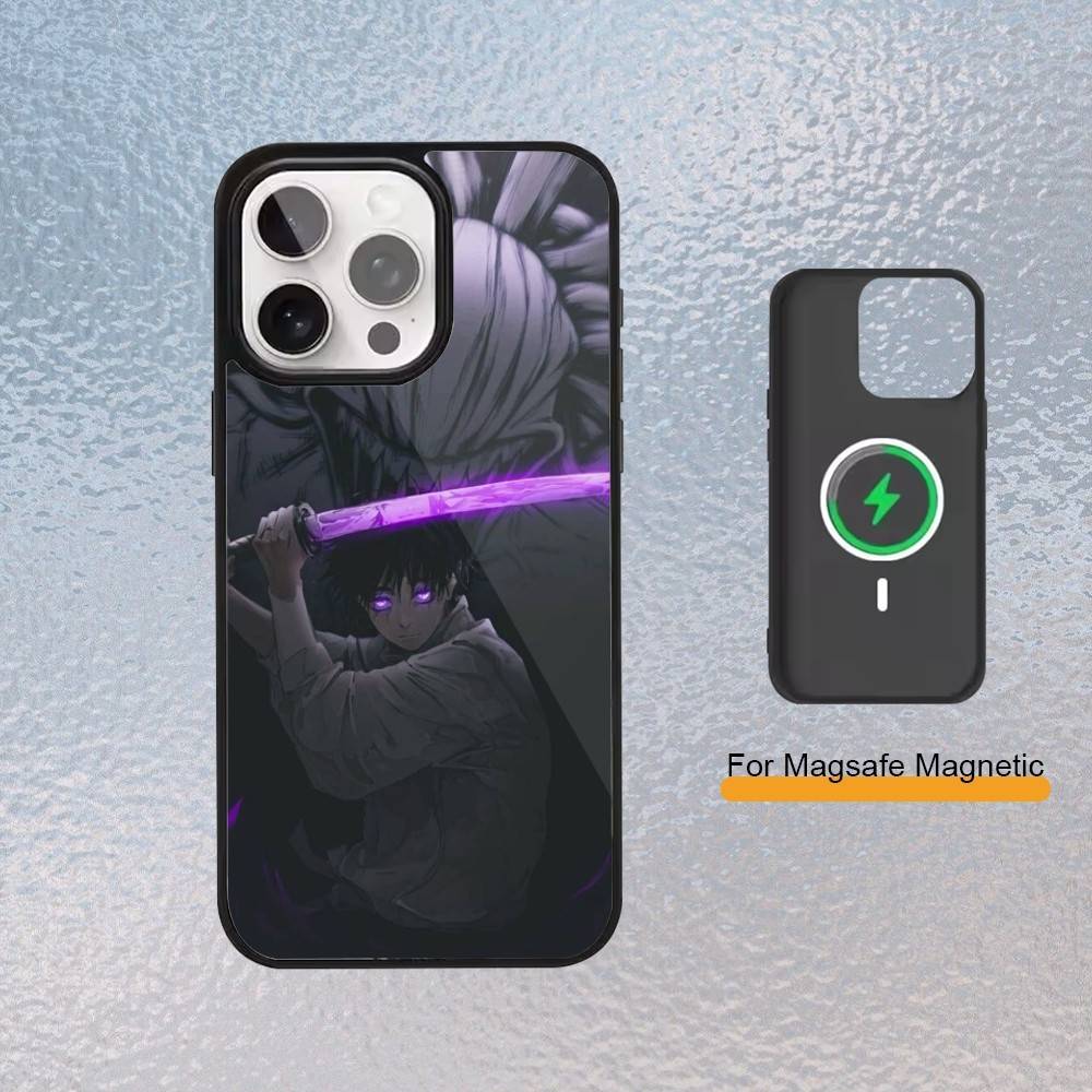 Чехол для телефона Okkotsu Yuta Jujutsu K-Kaisen для iPhone 17,16,15,14,13,12,11 Plus,Pro Max Магнитный чехол с поддержкой беспроводной зарядки