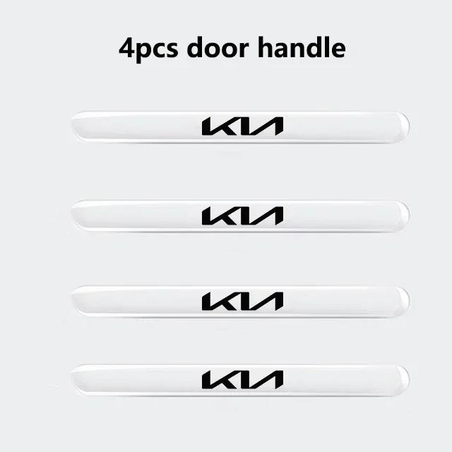 AADW1 Car Door Bowl Handle Protector Stickers Anti-collision Strips for KIA Rio Soul K5 K3 Seltos Sorento Forte Optima Soul Sportage