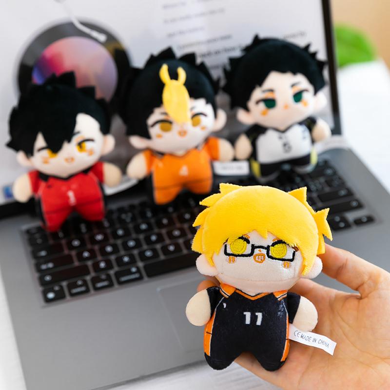 1 шт. 12 см Кавайная Плюшевая Подвеска Игрушка Haikyuu Милые Плюшевые Куклы Хинаты Сёё, Тобио Кагэямы и Даичи Савамуры Креативный Подарок