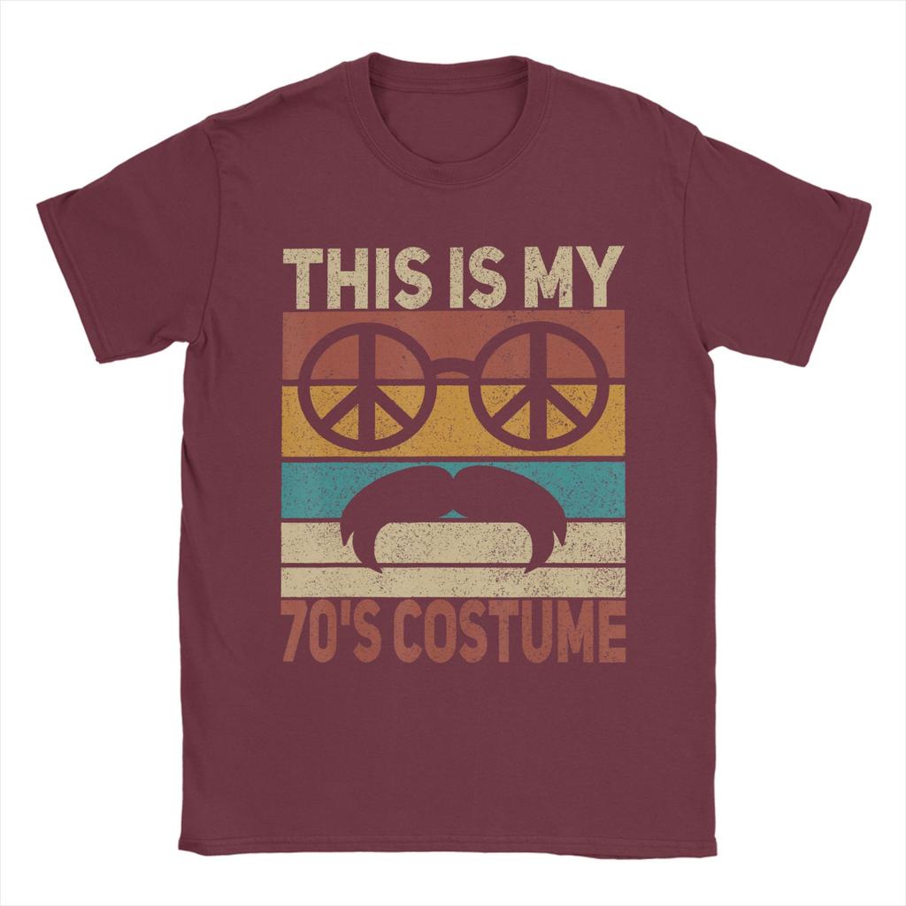 This is My 70s Costume 70 Styles Unisex 70's Disco 1970s T-Shirt Summer Fashion T Shirts Unisex Tees Short Sleeve Vintage Tshirt