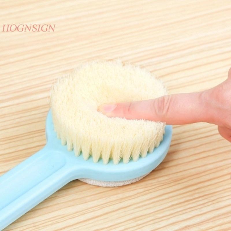 Long Handle Bath Artifact Body Cleansing Bathing Towel Shower Brush Back Health Stress Relax Supplies Massager Hot Sale