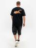 Smurfs Rush Men's Oversized Short Sleeve T-Shirt Black L