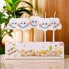 Cloud Smiley Face Birthday Candle Ins Style Cartoon Birthday Cake Decoration Candle Smiley Face Love Birthday Candle