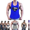 Versatile Gym Fitness Stringer Tank Top For Men In Cotton Blend Material