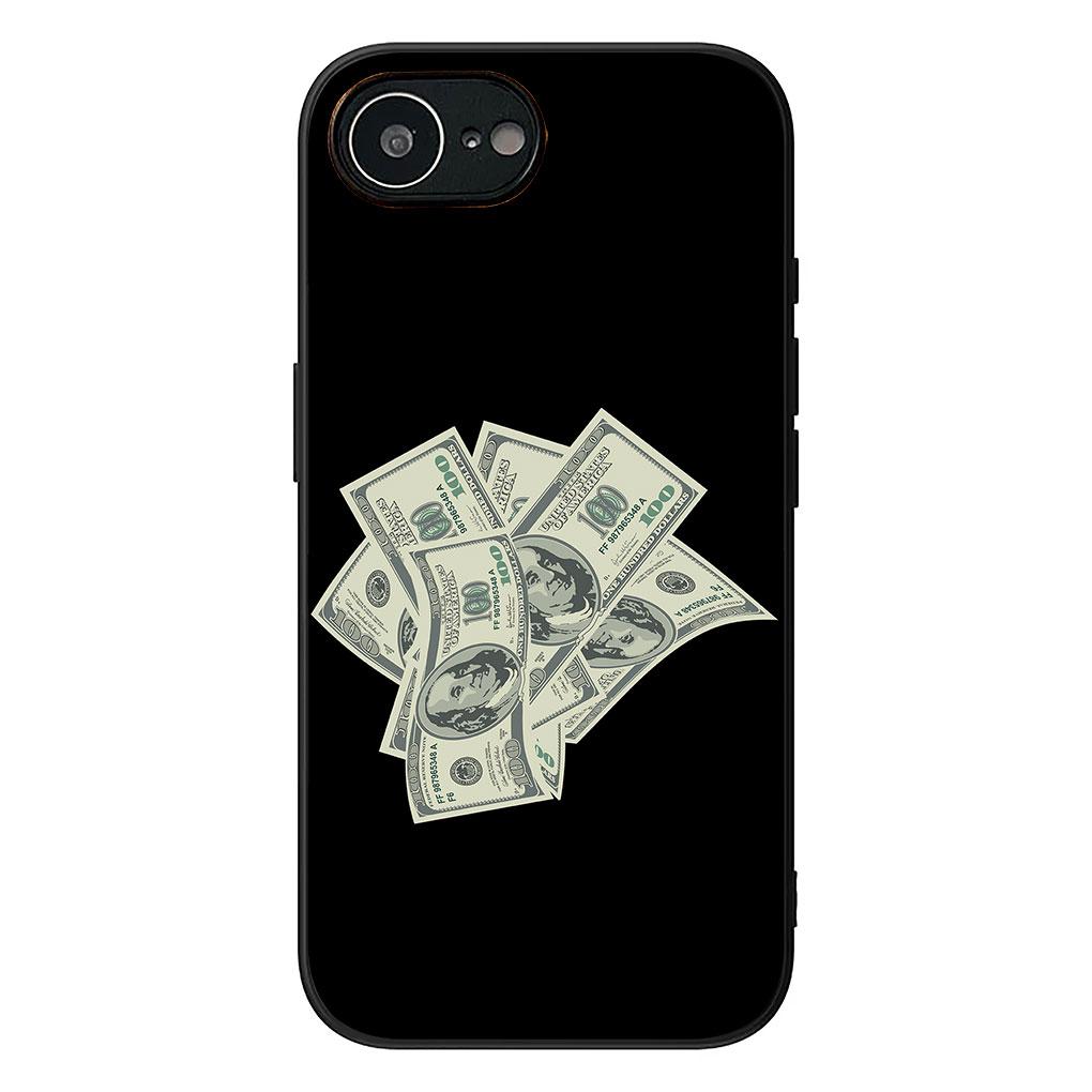 Чехол для Apple iPhone 13 12 Mini XS 11 Pro Max 7 8 Plus + XR SE 2022 2020 SE3 Чехол для телефона Биткоин BTC Деньги 100 Долларов