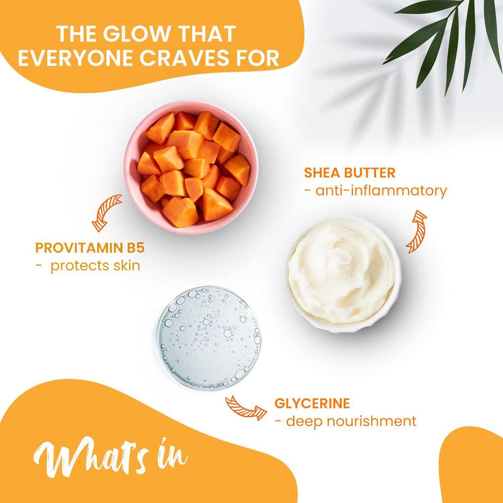 Увлажняющий лосьон для тела Advanced Pro Formula Papaya от NutriGlow Natural, 5,07 унции