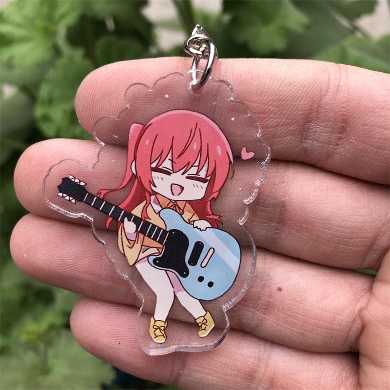 Аниме BOCCHI THE ROCK Косплей Брелок Значок Аксессуары Гото Хитори Ямада Рё Косплей Рождество Хэллоуин Подвеска Реквизит Подарок