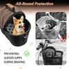 Comfortable Padded Dog Rear Bicycle Basket Pet Commuter Seat Basket for Rear of Bicycle Easy to Install