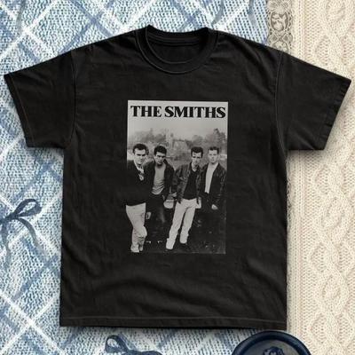Футболка группы The Smiths, футболка в стиле альтернативного рока 90-х, унисекс, хлопок, готическая одежда, ретро футболка