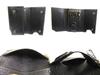 Authentic  Salvatore Ferragamo Black Leather Silver H/W 6Pics Key Case #a704 Refurbished