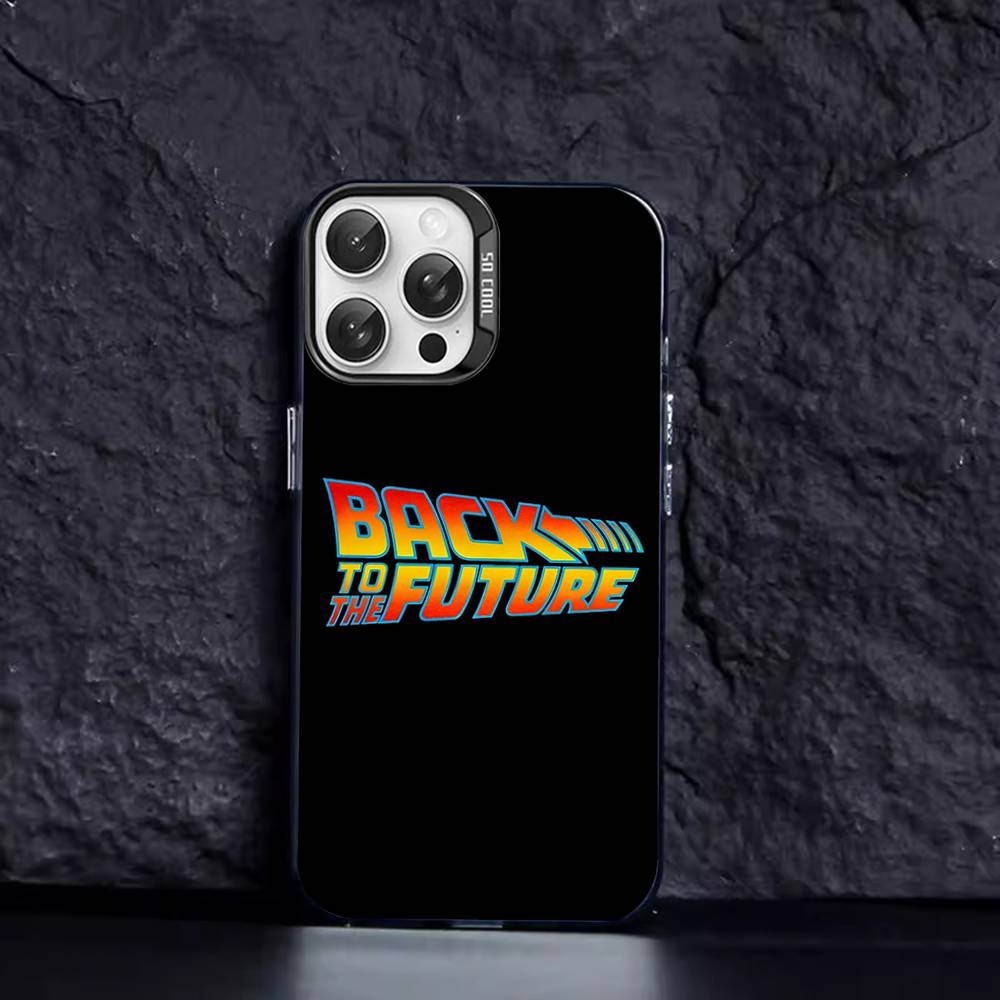 Чехлы для телефона Назад в будущее Для IPhone 17 16 15 14 13 12 11 Plus Pro Max Pro Цветной Матовый Чехол