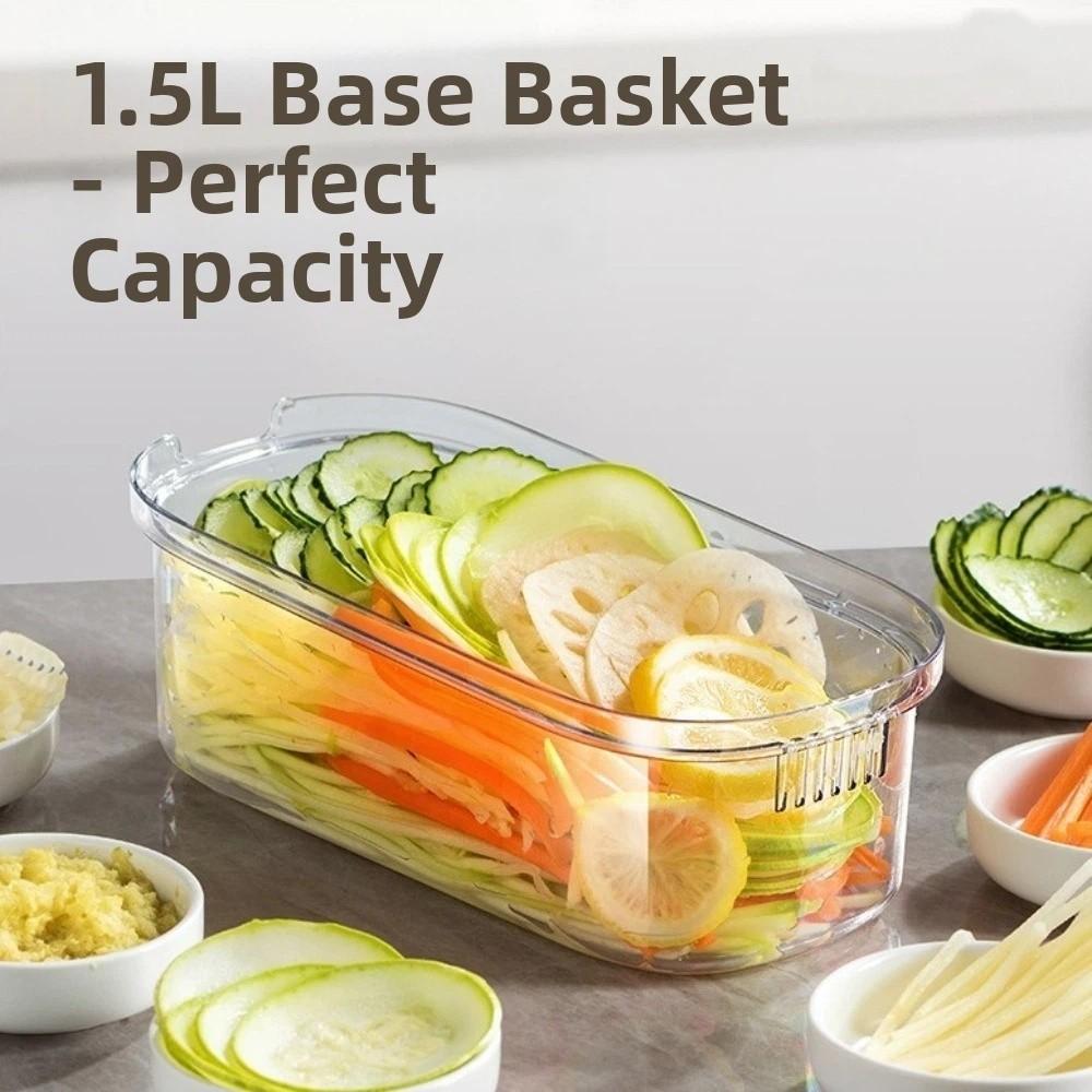 Effortless Multifunctional Vegetable Slicer Handheld Vegetable Cutter  Shredding