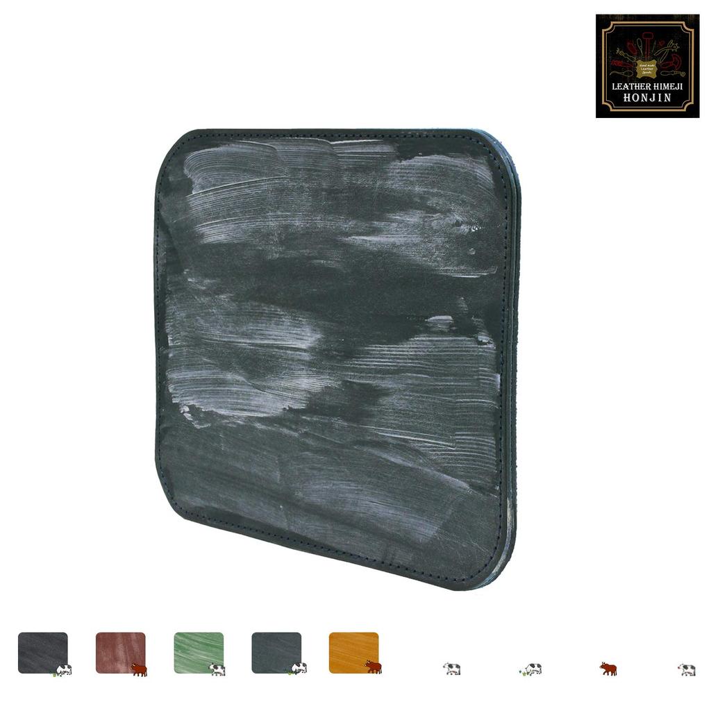 Химедзи Натуральная Кожа Мышь Уздечная Кожа [Кожа Хондзин] Коврик, (Павлин синий)