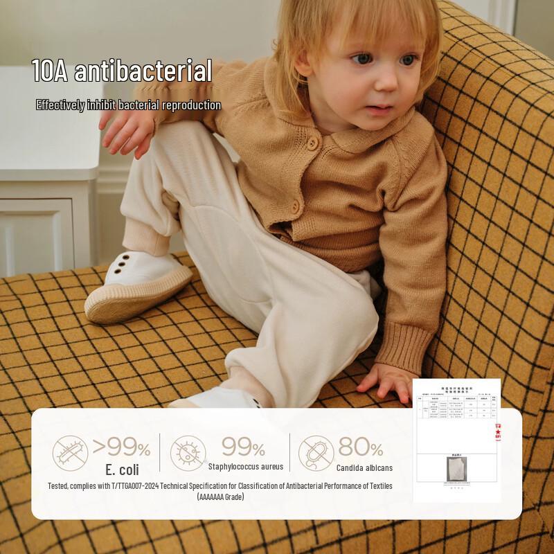 Nidoxiong Kids Fleece-Lined Warm Cartoon Joggers