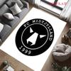 Ковер FC Midtjylland для гостиной, спальни, дома, украшение дивана, нескользящий коврик для игр детей