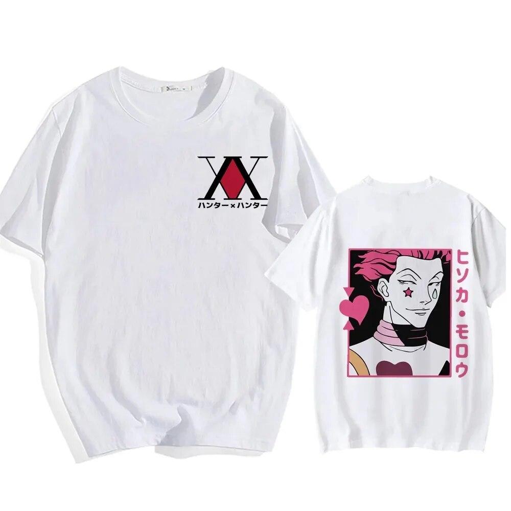 Летняя хлопковая футболка унисекс WoUnisex Топ Kawaii Hunter X Hunter футболка Killa Zoldyck Повседневная уличная футболка с комиксами Одежда