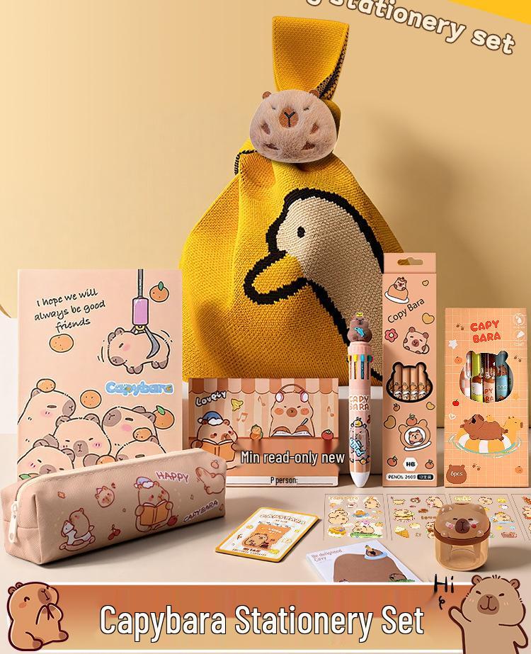 Подарочный набор канцелярских принадлежностей с пандой для школьников: Идеально подходит для обучения, призов в классе, корпоративных подарков или сувениров на день рождения.
