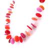 NOA [K0179] - Дизайнерское колье «Раскраска» красно-розовый