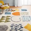 Nordic Light Luxury Rug - Modern Minimalist Thick Abstract Floor Mat for Living Room and Bedroom