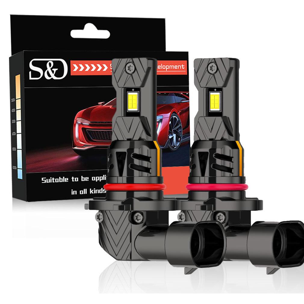 2 шт. H7 H4 LED CANBUS Лампы для фар H11 H8 9005 HB3 9006 HB4 для автомобиля 30000 лм Супер яркие светодиодные прожекторы Беспроводная турбо-вентиляторная фара Автомобильная противотуманная фара